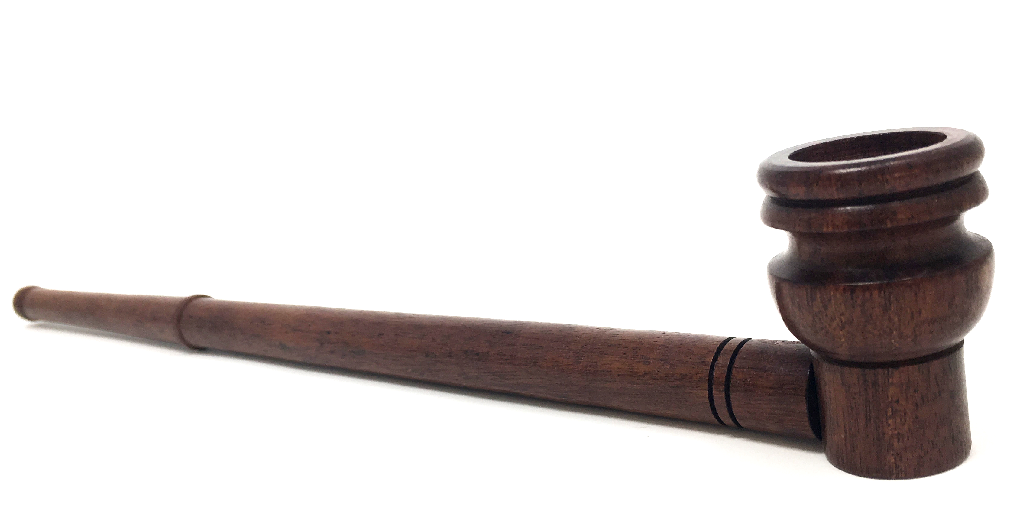 Matchpipe Churchwarden double ring Wizard Smoking Pipe long stem 10" Matchpipe