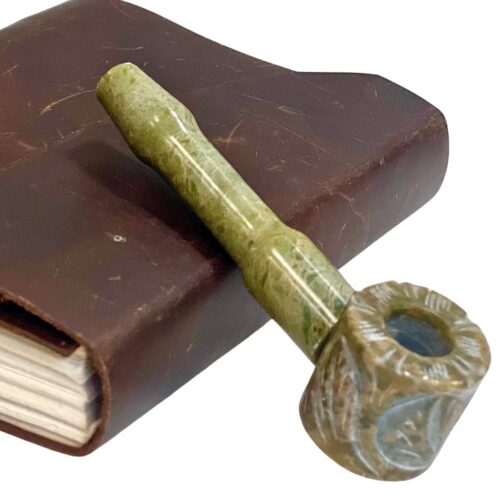 jade soapston pipe
