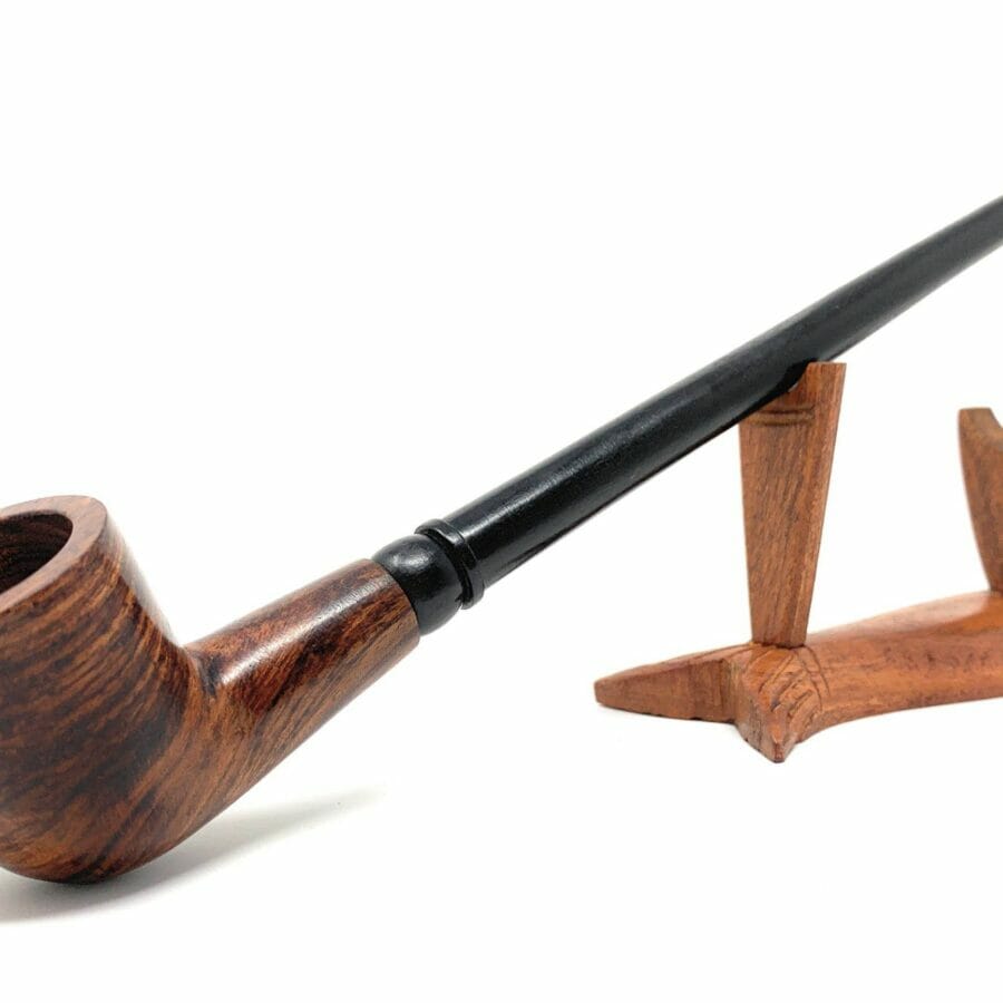 PipM661 Eclipse Carved 9" Churchwarden Tobacco Herb Smoking Pipe w/ Gift Box 