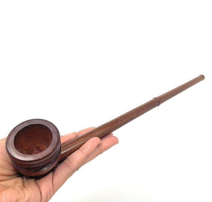 gandalf Lord of the rings inspired tobacco pipe 17" long display stand Hobbit 